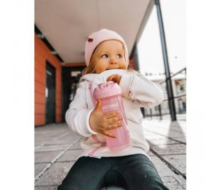 Twistshake Bidon Straw Cup 360 ml 6+m Pastel Pink 125880