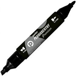 Marker tetis premium permanent czarny 018394 /12/