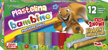 Maj plastelina 12kol bambino standard 001710