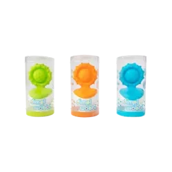 Fat Brain FA217-4 Bąbelki Dimpl Gryzak Wańka Wstańka Niebieski/Pomarańcowy/Zielony 024435