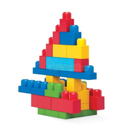 Mega bloks cyp72 dch63 klocki 80el.torba niebieska