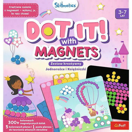 Trefl Skillmatics Dot it!With Magnets Jednorożce i Księżniczki 626001