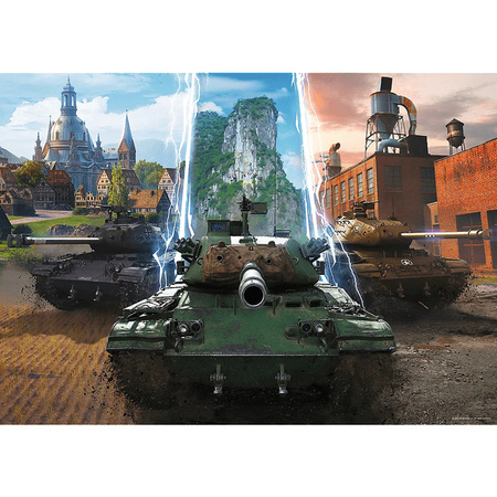 Puzzle Trefl 500 World of Tanks Cas na akcję! 375350