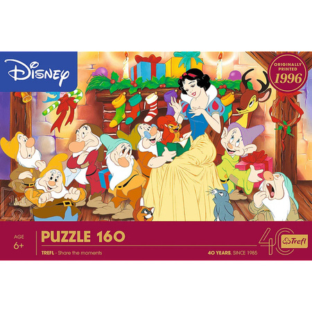 Puzzle Trefl 160 40-lecie Trefl Baśniowe święta Disney 400571