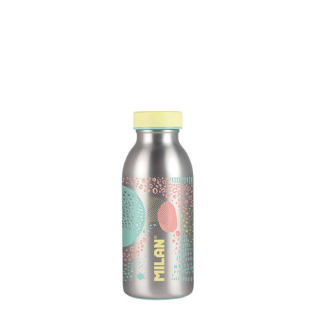 Butelka Termiczna 354ml Silver Żółta 093824