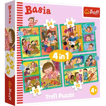 Puzzle Trefl 4w1 Przygody Basi 346060