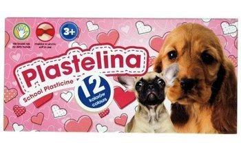 Plastelina szkolna pieski 12kolorów