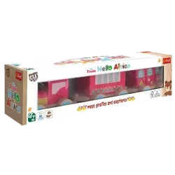 Trefl Zabawka drewniana Train Africa 616958