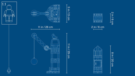 Lego 10932 rozbiórka kulą wyburzeniową v29