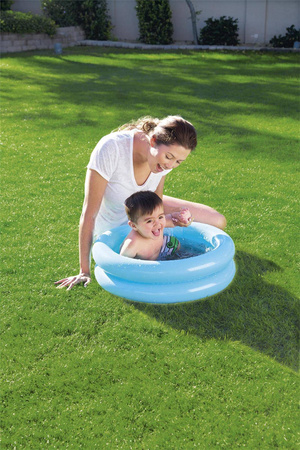 Bestway 51061 basen nadmuchiwany 61*15cm 2 pierśc. 21l 915693 2+