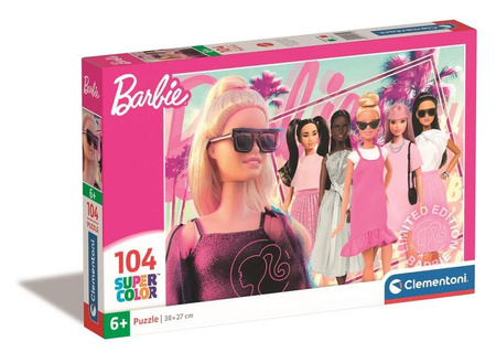 Clementoni Puzzle 104 Super Kolor Barbie 257522