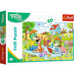 Puzzle Trefl 60 Rodzina Treflików 173949