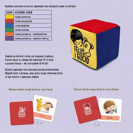 Feluś i Gucio grają w kolory ZABAWKA 903683