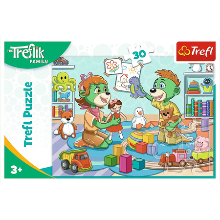Puzzle Trefl 30 Radosna Rodzina Treflików 183030