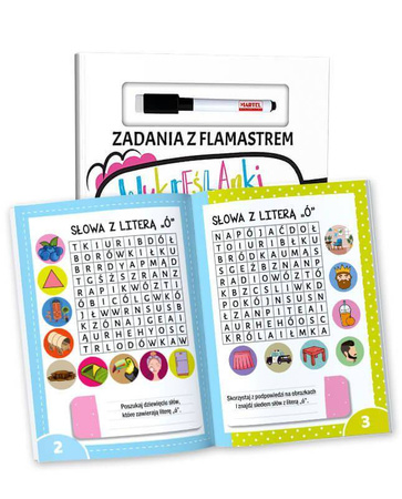 Zadania z flamastrami Wykreślanki słowne 753983