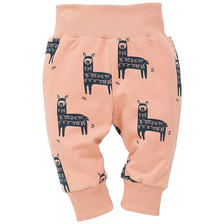 Leginsy happy llama 68 pomarańczowy pinokio