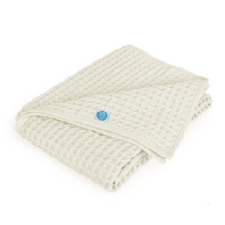 Kocyk dziecięcy Waffle Line Creamy 90x90 Ceba Baby 335605