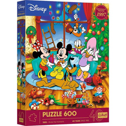 Puzzle Trefl 600 40-lecie Trefl Myszka Miki i Przyjaciele 376029