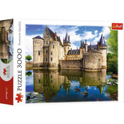 Puzzle Trefl 3000 Zamek w Sully-sur-Loire Francja 330755