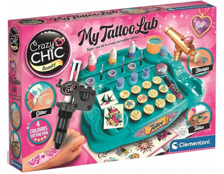 Clementoni Crazy Chic Studio tatuażu 182619