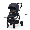 Kinderkraft spacerówka all road ash grey