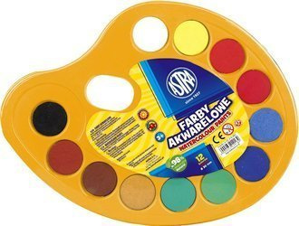 Farby akwarele 12kol fi30 paleta 220182 astra