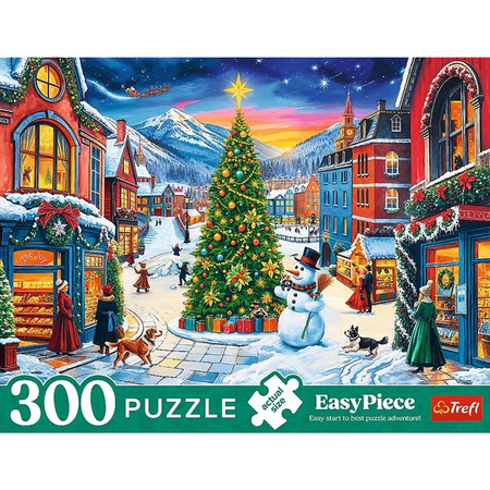 Puzzle Trefl 300 Easy Piece Świąteczne miasteczko 231045