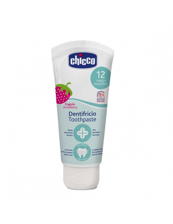 Chicco Pasta do zębów o smaku truskawkowym 50 ml bez fluoru 1-5 L 743651