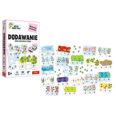 Gra Trefl Dodawanie/Mały odkrywca 028058