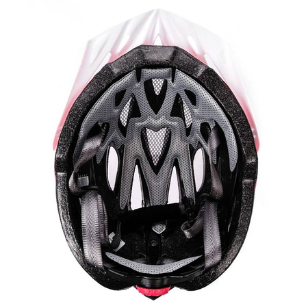 Kask rowerowy meteor marven l 58-61cm coral/white 045668