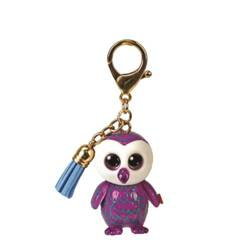 Ty Mini Boos clip purpurowa sowa Moonlight 250547
