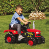 DOLU Traktor na pedały czerwony 080509