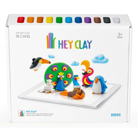 Hey Clay Masa plastyczna Ptaki 097039