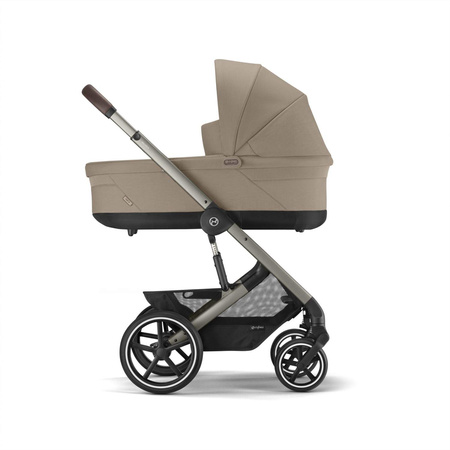 Cybex Balios S Lux TPE B Almond Beige beige wózek spacerowy