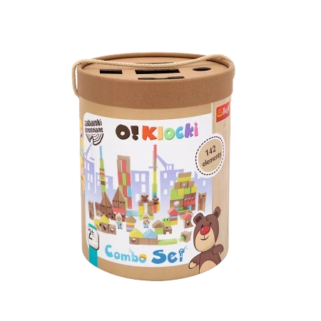 Trefl Zabawka drewniana O! Klocki Combo set 615166