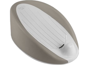 DOLU Leżaczek do kąpieli antypoślizgowy szary 073723