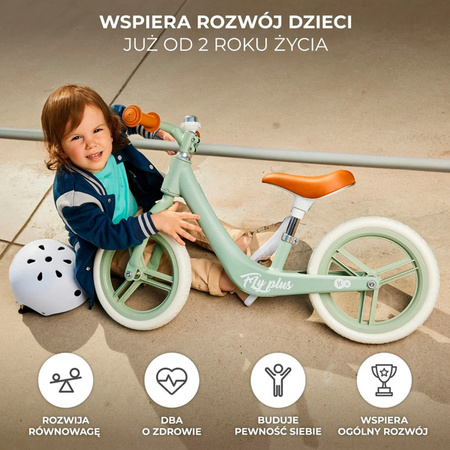 Kinderkraft Fly Plus kol.Baby Blue 925407 Rowerek biegowy