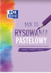 Blok rysunkowy Oxford A4 10k kolor pastel 100g 077541