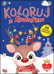 Kolorowanka Koloruj z Rudolfem z naklejkami 753495