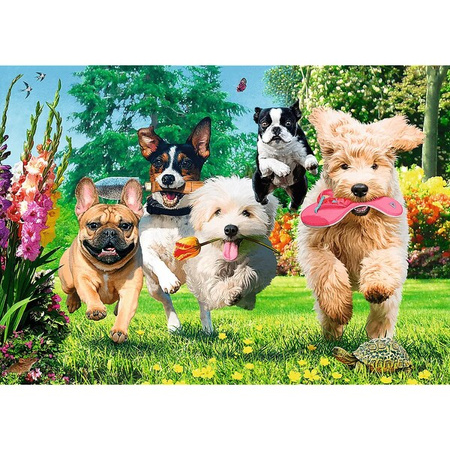 Puzzle Trefl 1000 Premium Plus Tea Time Nadchodzą klopoty 108002