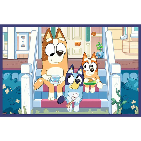 Puzzle Trefl 2x24 Zabawny Bluey 344462