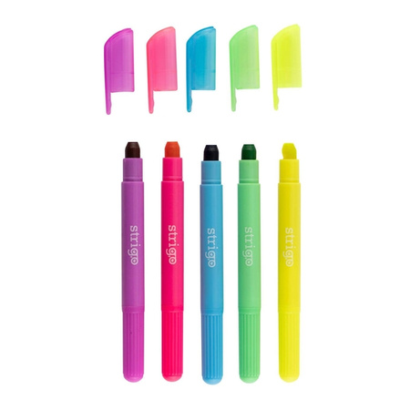 Strigo Kredki żelowe neonowe 944630