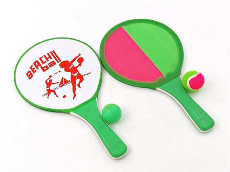 Zestaw do gry catch ball siatka 207004
