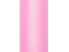 Tiul gładki, j. różowy, 0,15 x 9m (1 szt. / 9 mb.)