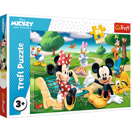 Puzzle trefl 24 maxi myszka miki w gronie przyjaciół