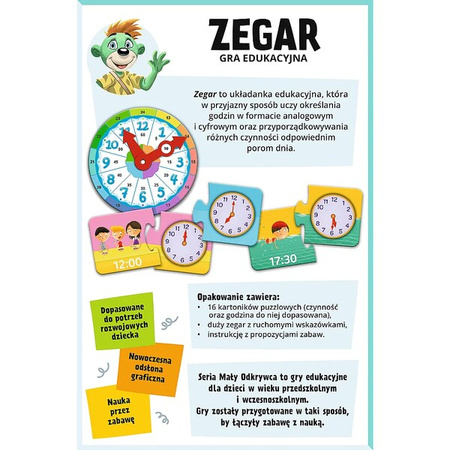 Gra Trefl Zegar/Mały odkrywca 028096
