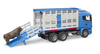 Bruder 03549 scania r z kontenerem i figurką krowy 