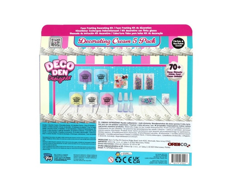 Deco Den Krem do dekoracji 5pak 270223