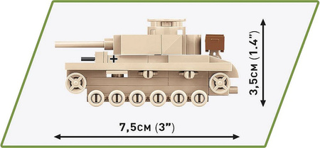 Cobi 3093 Czołg Panzer III Ausf. L 030902