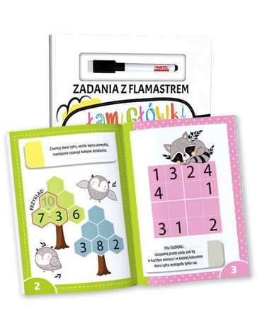 Zadania z flamastrami Łamigłówki matematyczny 753969